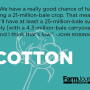 With the big cotton crop that's expected next year, it's not too early to start your marketing plan for it.