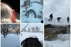 Dairy farms dig out for a snow storm