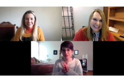 Clockwise from top left: Northeast editor Amy Sowder, retail editor Ashley Nickle, copy editor and designer Amelia Freidline.
