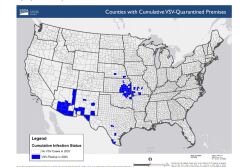 Since the start of the outbreak, 323 VSV-affected premises have been identified.