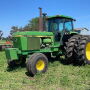 This 1979 John Deere 4840 with 5,671 hours sold for new record of $50,000 on 6/28/22 at a farm auction in Francesville, IN.
