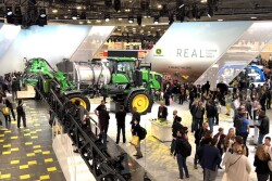 John Deere's Display at the 2023 CES in Las Vegas. 