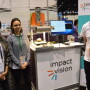 Abi Ramanan, CEO and co-founder at ImpactVision (left) says the benefits of the firm's technology will be less waste and more consistent packout.  Also pictured: Ksenia Horoshenkova, director of finance and operations,  and Gustav Nipe,  chief technology officer.

