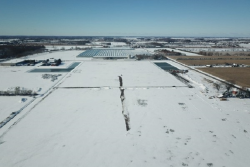 Construction will begin immediately on a 27-acre greenhouse at this site in Kingsville, Ontario. It's the first of a three-phase project to build almost 64 acres.