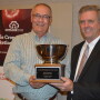  Mike Rothwell, president and CEO of BelleHarvest Sales Inc., Belding Mich., was awarded  The Packer's  2018 Apple Man of the Year by editor Tom Karst.