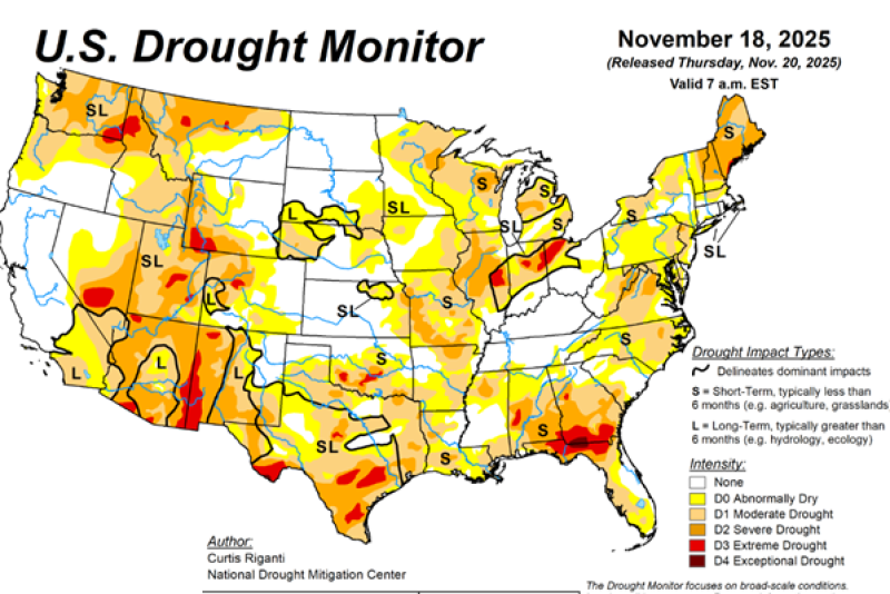 Drought Report Drought conditions intensify for most of the southern U.S. - Pro Farmer