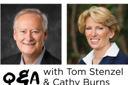 Tom Stenzel & Cathy Burns