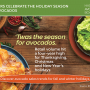 Halloween, Thanksgiving, Christmas and New Year's avocado sales were records in 2017.