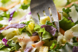 Fork in salad