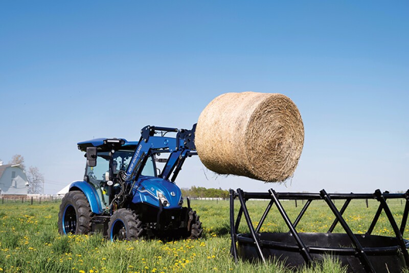 New Holland developed the T4 Electric Power for mixed farm, hay and forage, dairy, livestock, municipality, greenhouse and specialty crops applications. 