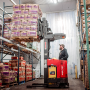 Moving stock at Co-op Partners Warehouse