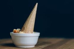 Since record-keeping began, U.S. annual per capita ice cream consumption has nearly doubled