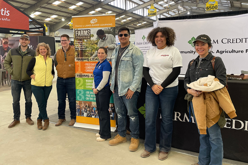 FARMS program alumni meet with Farm Credit staff at 2023 World Ag Expo