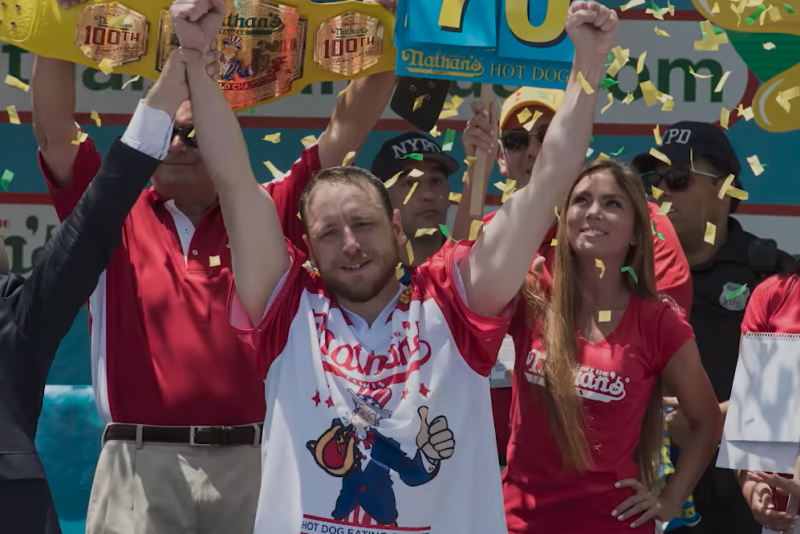 Nathan's Hot Dogs - Joey Chestnut