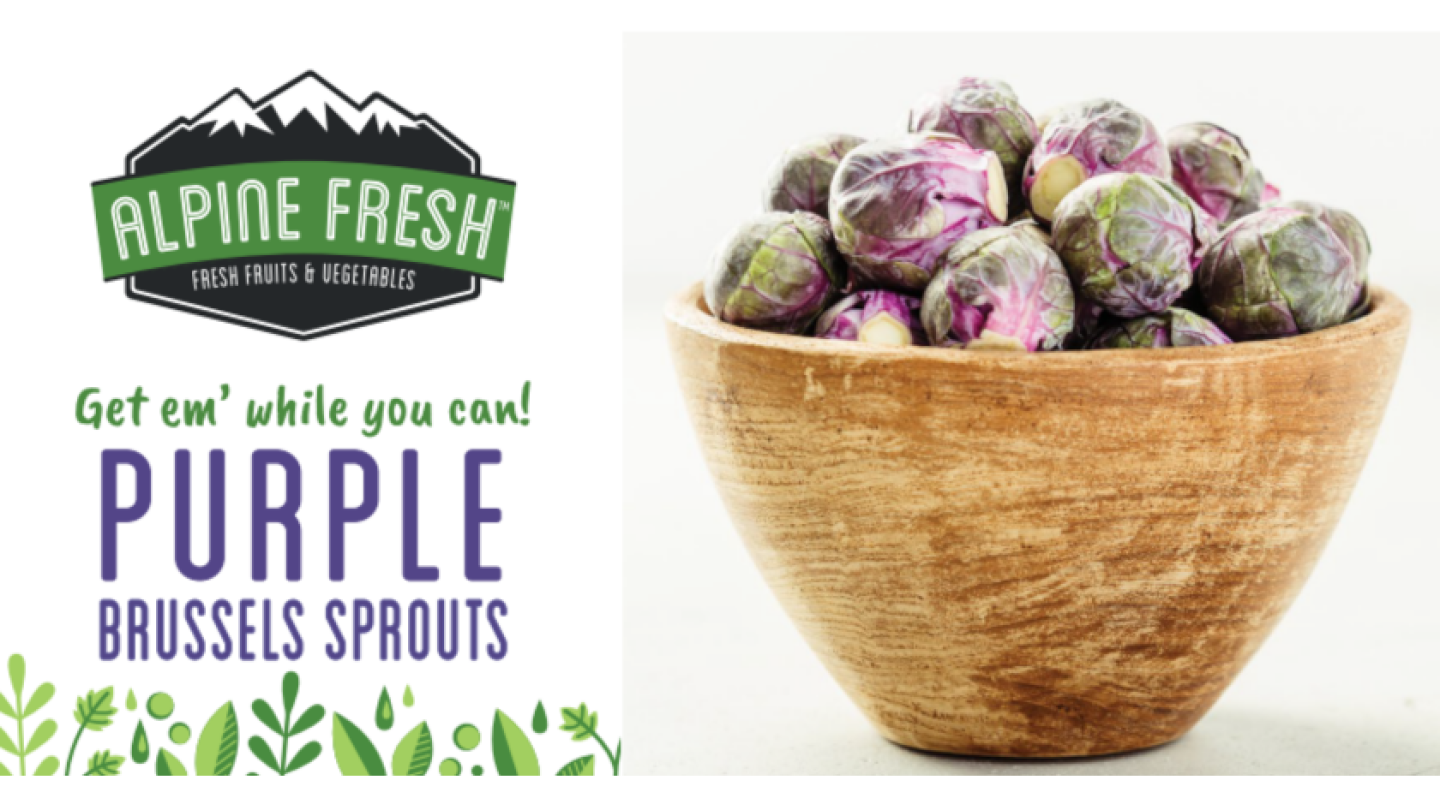 Alpine Fresh Raspberries Alpine Fresh offers purple Brussels sprouts - The Packer