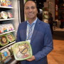 Tal Shoshan, the chief executive officer with FiveStar Gourmet Foods Inc., Ontario, Calif., displays one of the firms new premium salads.