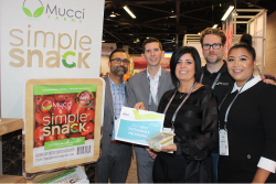 The Produce Marketing Association awarded Mucci Farms with Fresh Summit's Most Sustainable Packaging Award at Fresh Summit for its Simple Snack line packaging.