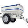 Models include the new FB1210 12-ton fertilizer spreader and L1230 12-ton lime/fertilizer spreader.