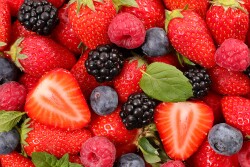 Mixed berries – strawberries, raspberries, blueberries, blackberries