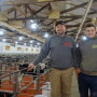 Ryan Anguilm and his son, William, enjoy working together with the rest of their family, raising starter calves for Midwest Veal, LLC in northern Indiana.