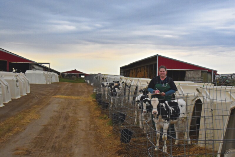 Kayla Clark, DVM, says the problem often presents in calves as a respiratory illness.