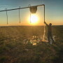 Research suggests using center pivot irrigation systems for cow cooling.