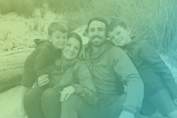 Brianna Shales, marketing director for Stemilt Growers, pictured here with her husband and sons, talks opportunities for the industry, her most memorable career achievement, favorite produce and more.