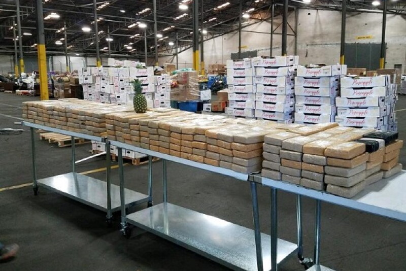 CBP officers at Savannah Seaport seized over 1,000 pounds of cocaine.