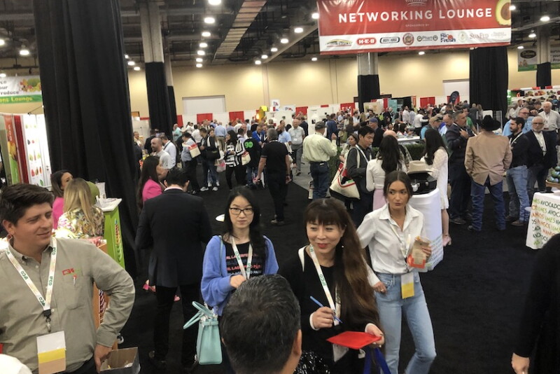 conference networking trade show crowd show floor