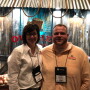  Angela Williams, sales director for onion marketer Owyhee Produce, Nyssa, Ore., and Blake Branen, director of marketing for the company, at the 2020 Global Organic Produce Expo