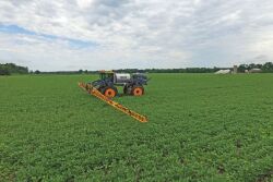 In 2019, foliar fungicide use in the Michigan test plots increased yield by 3.47 bu. to 4.7 bu. per acre versus the control. 