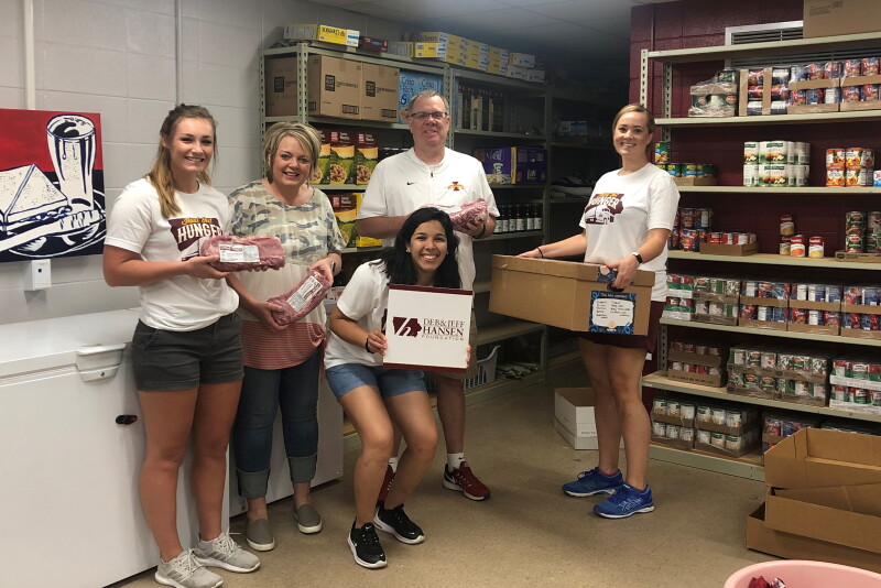 The Deb and Jeff Hansen Foundation says 120 food pantries will receive a total of 60,000 pork loins, totaling 240,000 servings of pork. 