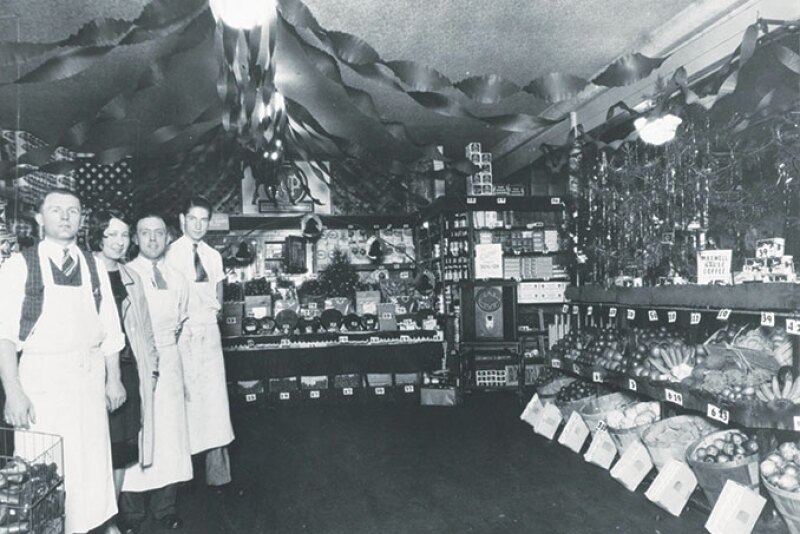 In the 20th century, shoppers were accustomed to someone serving them when they purchased food. A&P was among the first to pioneer a market format focused on low prices and a “self-serve” format.
