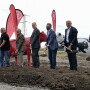 Government and Lely officials break ground on the new 100,000 square foot manufacturing and training facility.