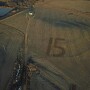 Once Rob Leach was satisfied with his ‘crappy creation,’ he took to Facebook to see if anyone nearby with a drone could take a picture of his masterpiece. A stranger responded, drove out to Leach’s farm, and flew a drone 400 ft. above his field. Here were his results.