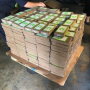 The cocaine found in two pallets of bananas has a street value of almost $18 million.