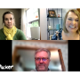 Clockwise from top left: Amy Sowder, Ashley Nickle, Tom Karst