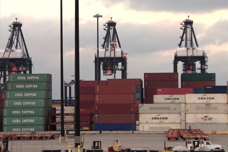 Cargo Container at Port