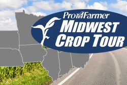 Scouts on the Pro Farmer Crop Tour saw low yield potential in South Dakota and Ohio.