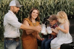 Wisconsin dairy family