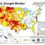 US Drought Map Feb. 15