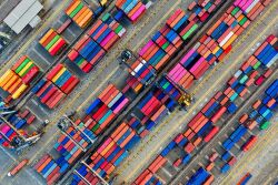Exports aerial view