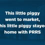 This little piggy went to market, this little piggy stayed home with PRRS