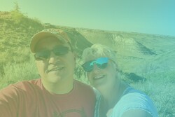 Melinda Goodman, marketing specialist for FullTilt Marketing and pictured here exploring the Badlands of Western North Dakota, tells us about her roots, her most memorable project and what’s on her bucket list. 