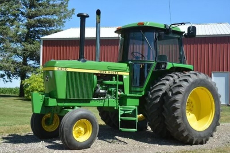 This John Deere 4430 sold for the second highest auction price ever. 