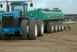 Manure tanker.