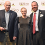 2024 Potato Person of the Year — from left, Jim Ehrlich (winner), Christina Herrick and RJ Andrus