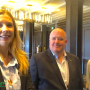 The Packer's Northeast editor, Amy Sowder, chats with outgoing Quebec Produce Marketing Association president Dino Farrese and the winner of the 2019 Next Generation Intern, Jane Collin.