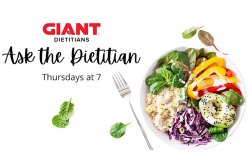 The Giant Co. will offer free nutrition classes.