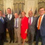 From Left to right: Rep. Salud Carbajal (CA-24); President and CEO Western Growers: Dave Puglia; Rep. Peter DeFazio (OR-4), Chairman House Transportation and Infrastructure Committee; Cathy Burns, CEO of IFPA; Rep. Jimmy Panetta, (CA-20); and, Rep. Dusty Johnson, (SD-AL).